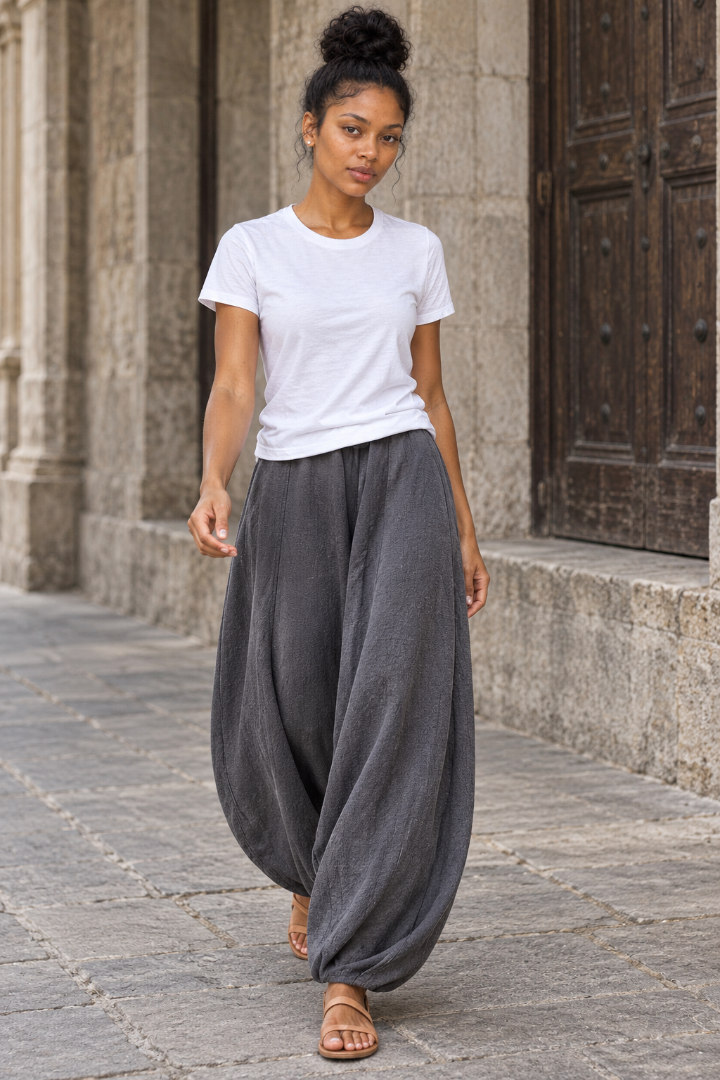 Relaxed Harem Trousers