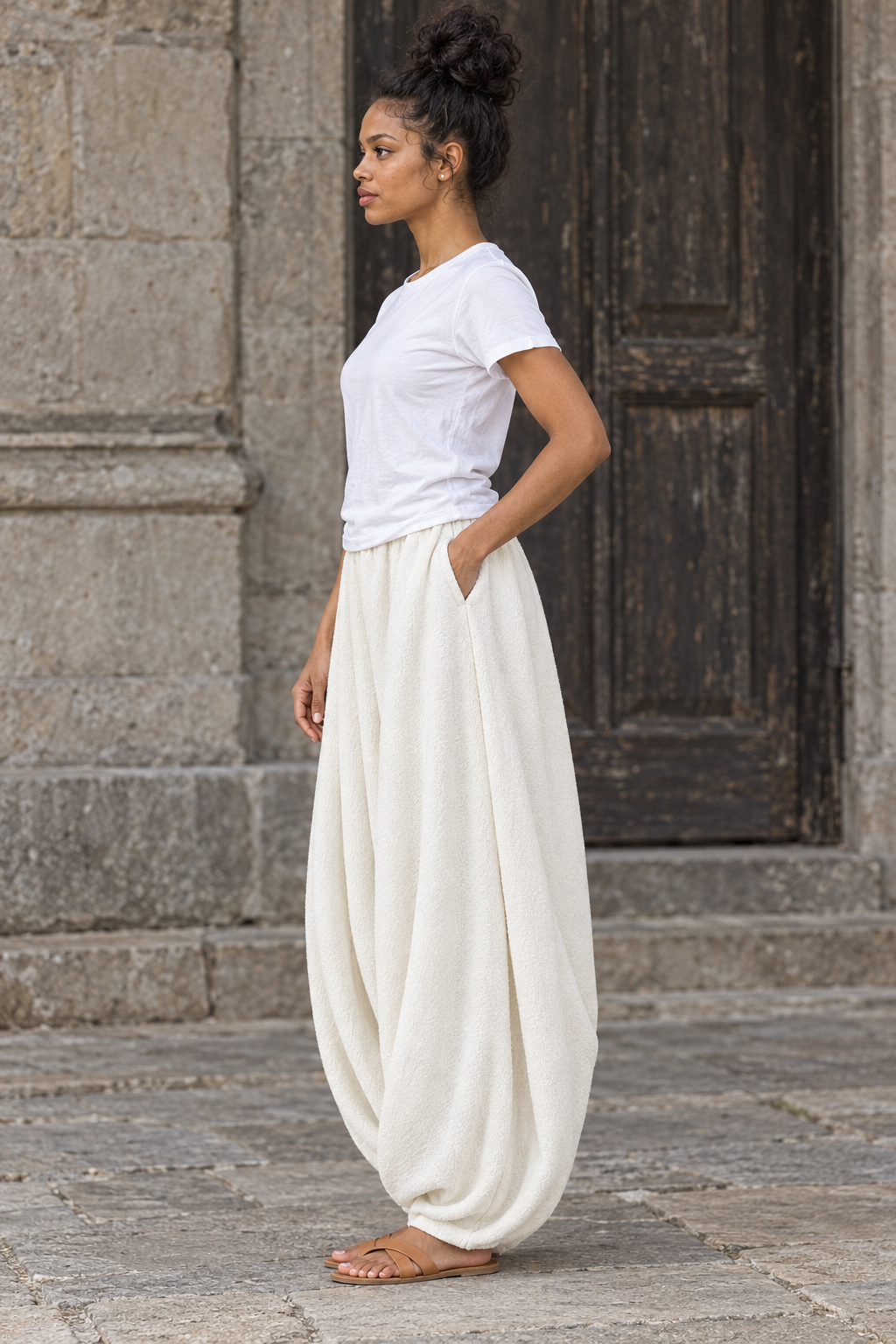 Relaxed Harem Trousers