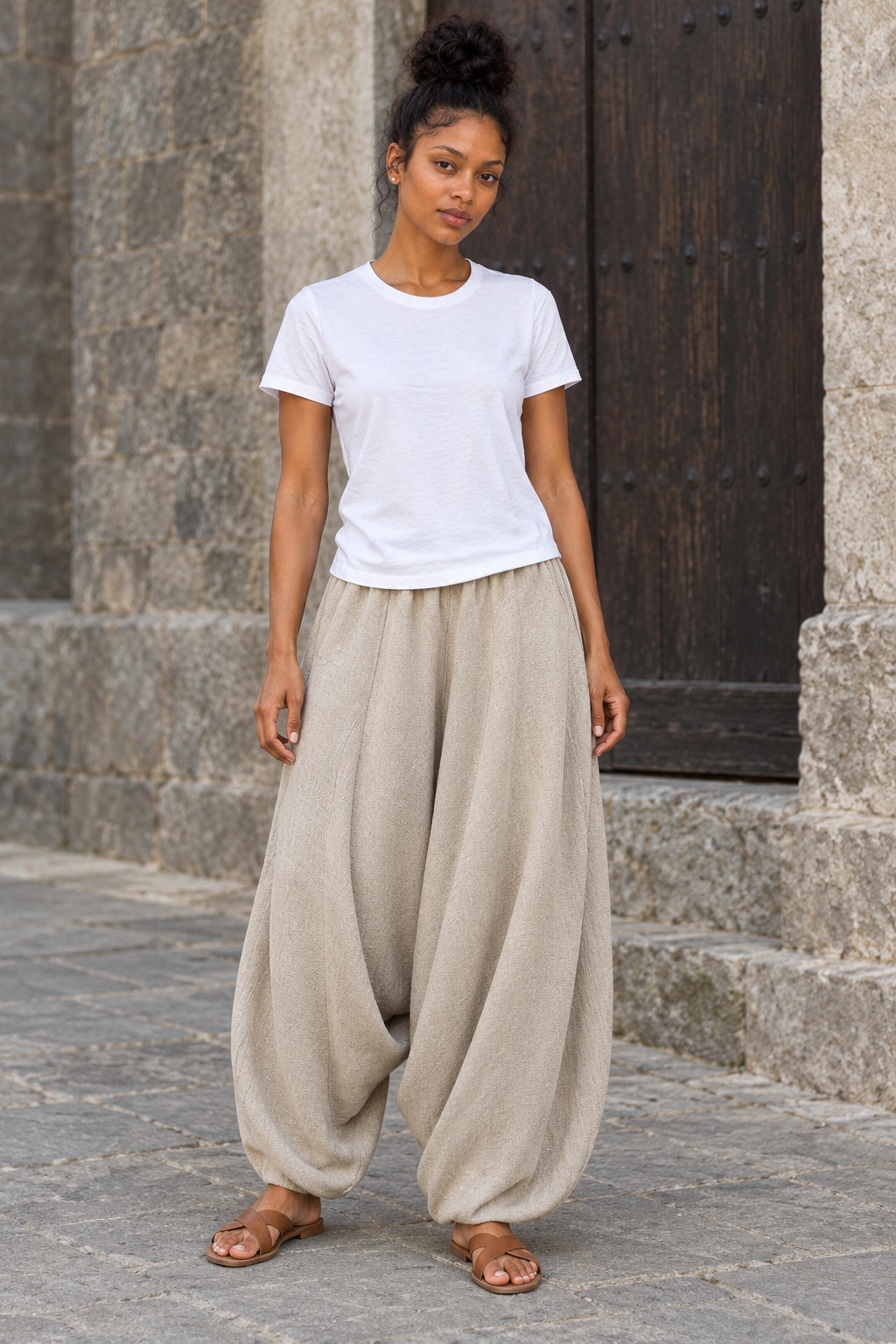 Relaxed Harem Trousers