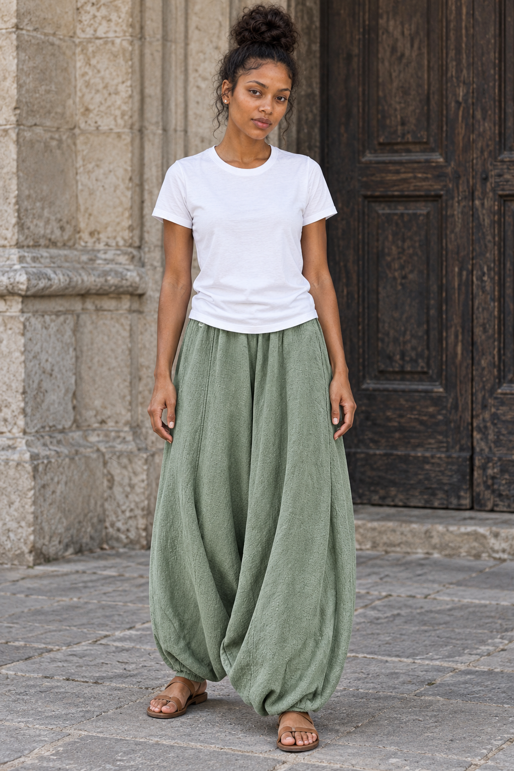 Relaxed Harem Trousers