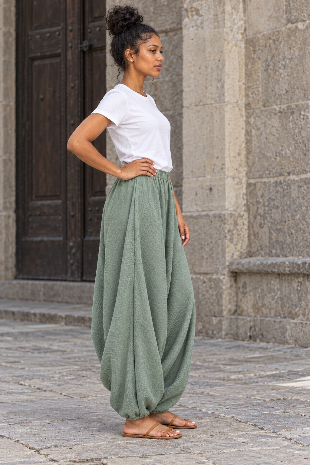 Relaxed Harem Trousers
