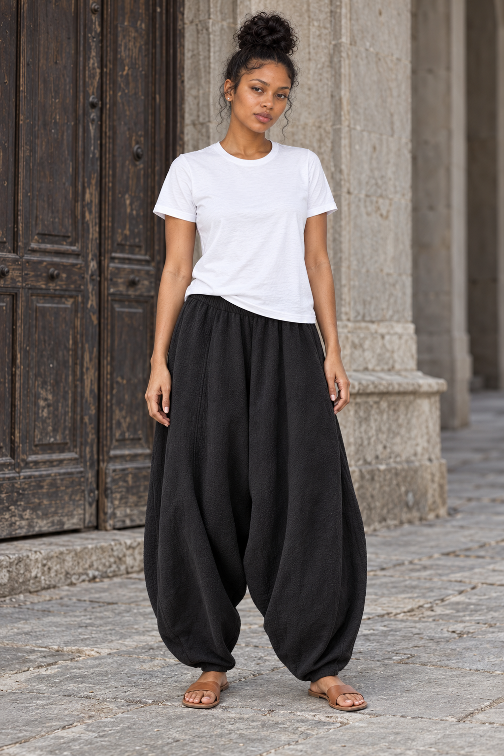 Relaxed Harem Trousers