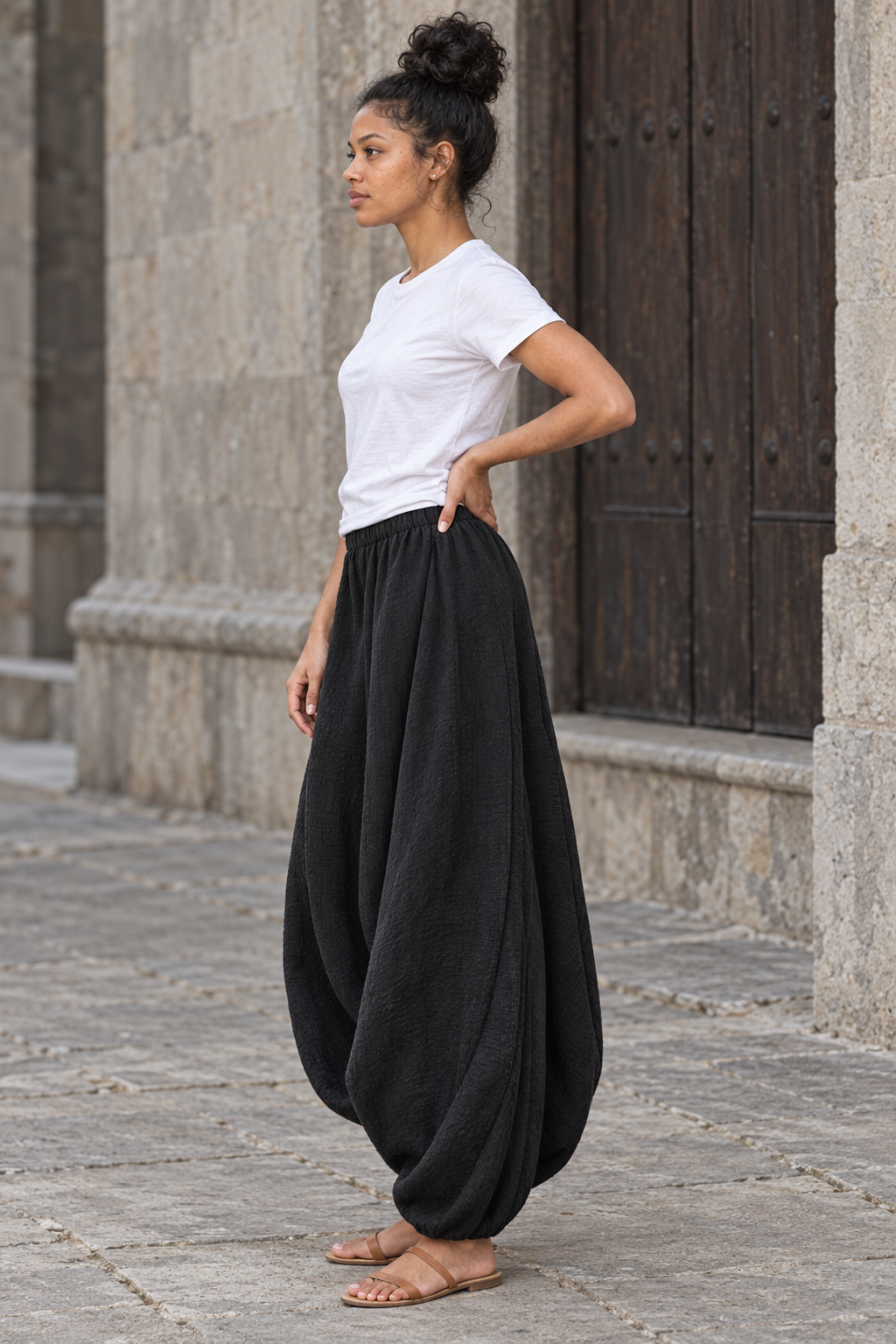 Relaxed Harem Trousers