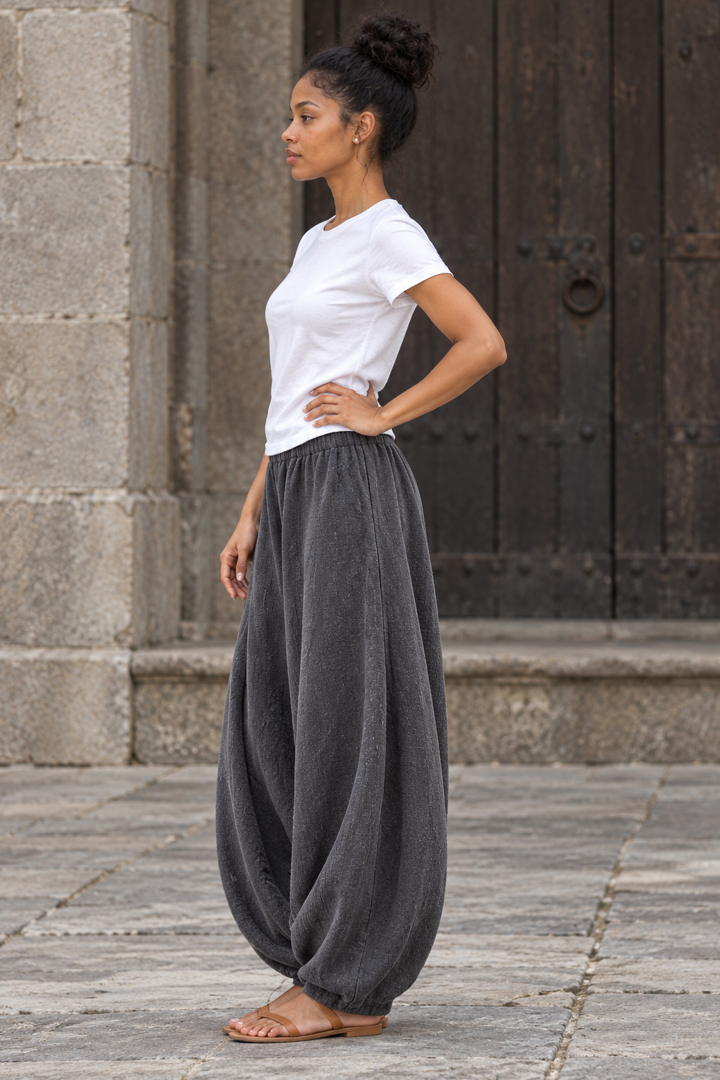 Relaxed Harem Trousers