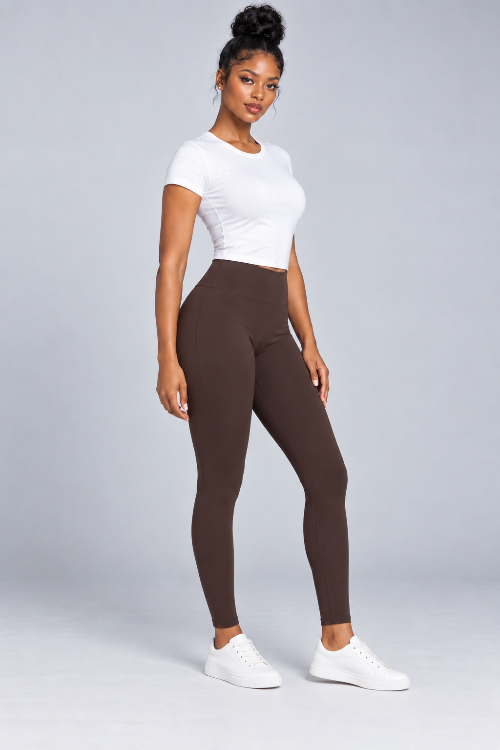 High Waisted Ankle Length Leggings